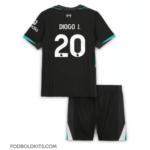 Liverpool Diogo Jota #20 Udebanesæt Børn 2024-25 Kortærmet (+ Korte bukser)